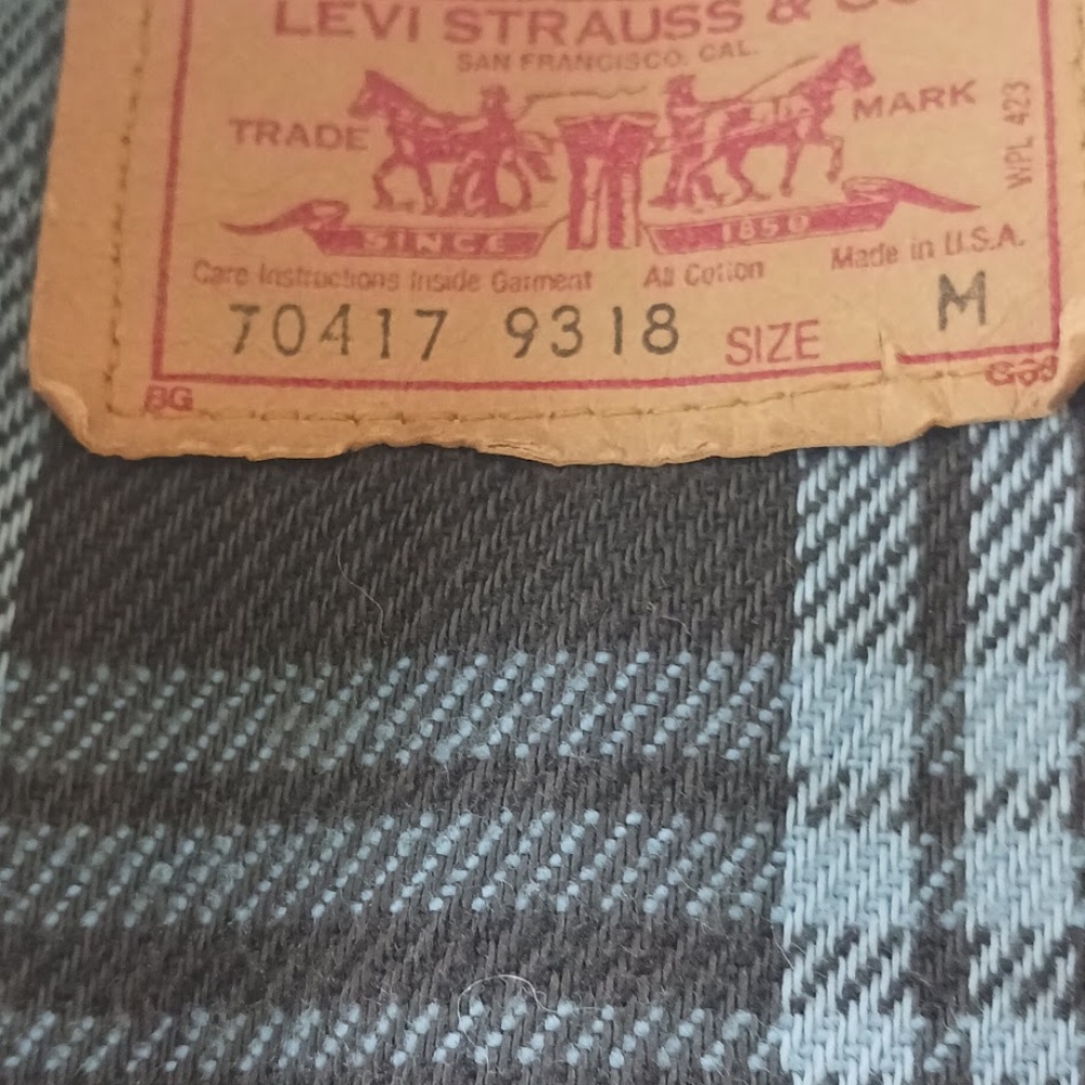 Levi's vintage lined jean jacket - Picture 3 of 8